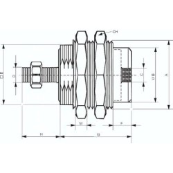 Wkrecany silownik pneumatyczny 10, skok 5mm