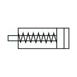 Wkrecany silownik pneumatyczny 10, skok 5mm