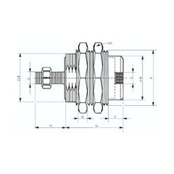 Wkrecany silownik pneumatyczny 10, skok 5mm