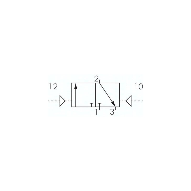 Zawór pneumatyczny 3/2 G 1/8, bistabilny
