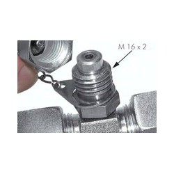 Przyłącze pomiarowe M16x2 - G1/2(GZ), stal nierdzewna