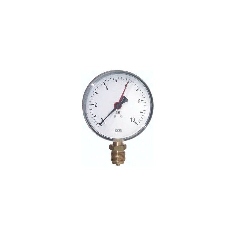 Manometr pionowy, D80, 0 - 4 bar