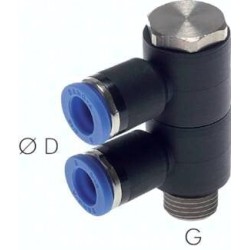 Rozdzielacz wtykowy podwójny G1/2-12 (oring)