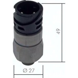 Czujnik ciśnienia bagnetowy 0,1 - 1 bar, zestyk zwierny, G1/4(GZ)