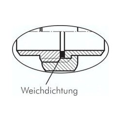 Śrubunek do wspawania, uszczelnienie płaskie, 88,9mm