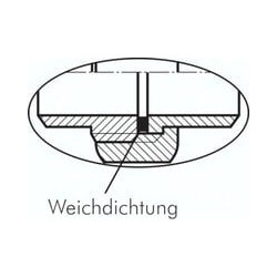 Śrubunek do wspawania, uszczelnienie płaskie, 114,3mm