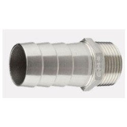 Króciec do węża R 1/2 GZ, średnica 10 mm, stal nierdzewna (AISI316)