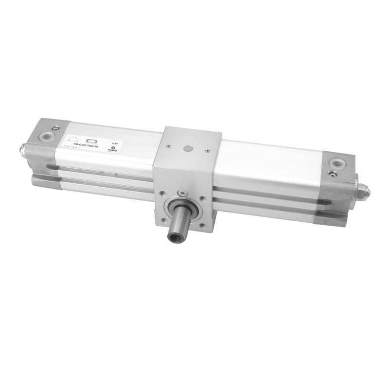 Siłownik obrotowy, serii 69 (69-100/180-M) - Camozzi