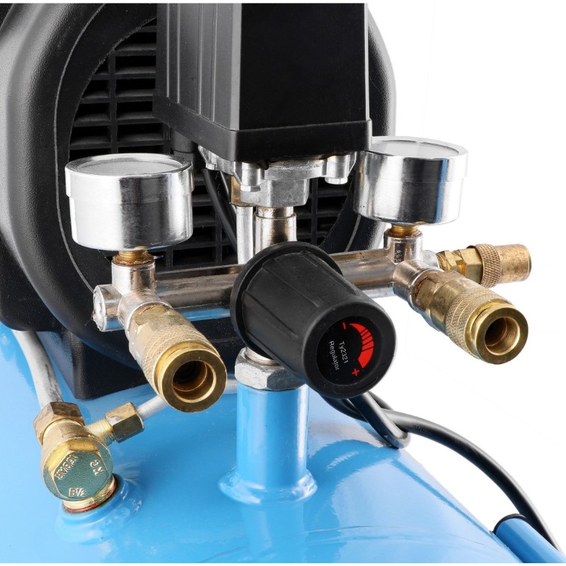 Kompresor tłokowy HL 275-50 + zestaw 6 akcesoriów pneumatycznych - OFERTA LIMITOWANA