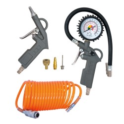 Kompresor tłokowy HL 275-50 + zestaw 6 akcesoriów pneumatycznych - OFERTA LIMITOWANA