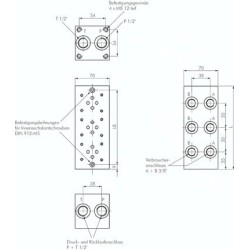 Plyta przylaczeniowa NG 6, 8-krotna