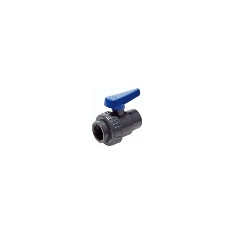 Zawór kulowy ze złączką klejoną z PVC-U / EPDM, Rp 3/4"(GW), wersja do wody