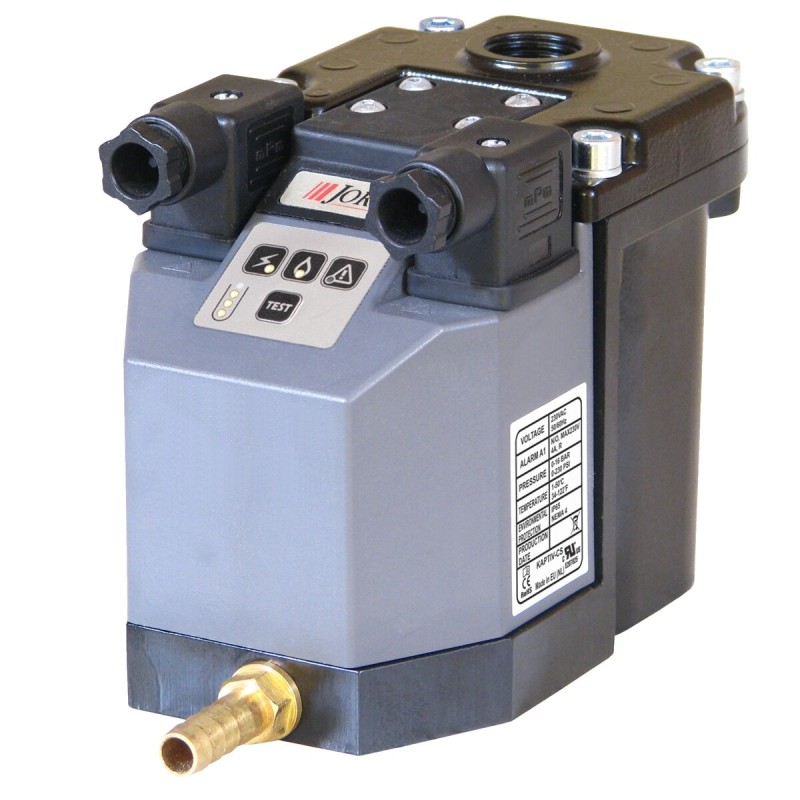 Elektroniczny spust kondensatu KAPTIV-CS G1/2, 24V DC, 16 bar, z alarmem, styk NO