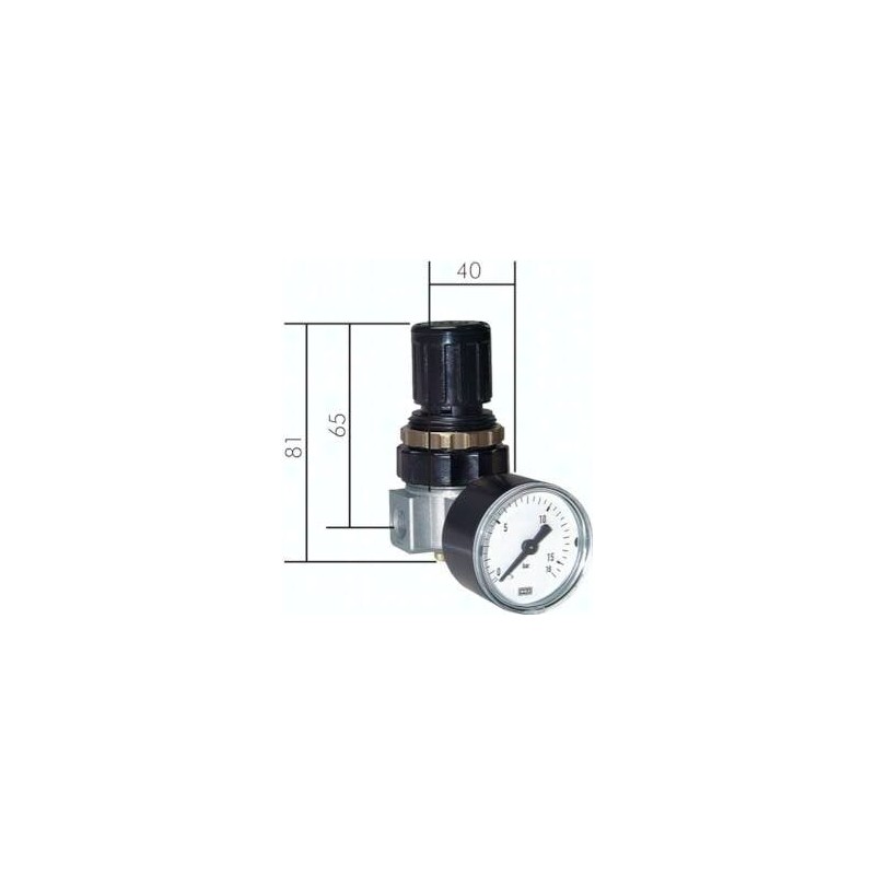 Reduktor mini G1/4, 0,5-6 bar