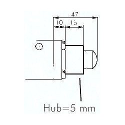 3/2-drogowy lacznik krancowy G 1/4", z Krzywka, stal szlachetna