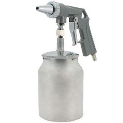 Pistolet do piaskowania 1/4" 6-8 bar 250-300 l/min ze zbiornikiem 1l