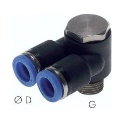 Rozdzielacz wtykowy Y G3/8x10 (oring)