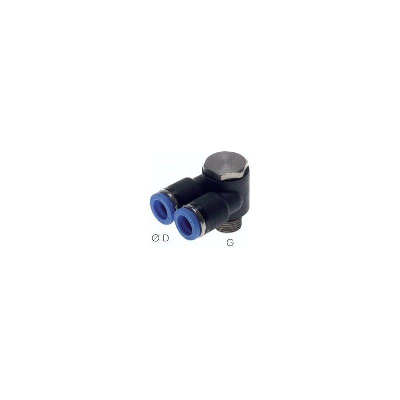 Rozdzielacz wtykowy Y G3/8x10 (oring)