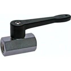 Zawór kulowy mini, z długą rączką, G3/8(GW), PN15