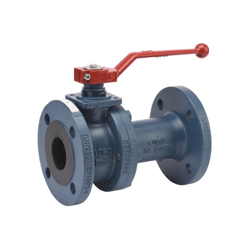 Zawór kulowy stalowy  340AICG DINF1 DN50 PN40  WCB/F316/PTFE+Grafit