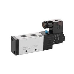 Elektrozawór 5/2 G1/4, 12V DC, monostabilny - PNEUER