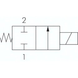 Elektrozawór 2/2 G 1-1/4" (NC), Viton, 230 V AC