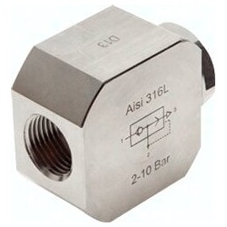 Zawór ze stali szlachetnej OR (LUB) G 1/4