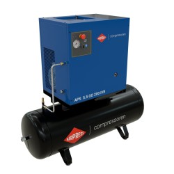 Kompresor śrubowy APS 5.5 GO 200 Combi IVR 5.5 KM / 4 kW 10 bar 264-468 l/min 200 l