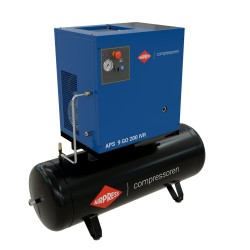 Kompresor śrubowy APS 9 GO 200 Combi IVR 10 KM / 7.5 kW 10 bar 264-798 l/min 200 l