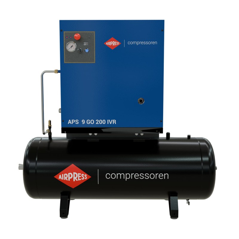 Kompresor śrubowy APS 9 GO 200 Combi IVR 10 KM / 7.5 kW 10 bar 264-798 l/min 200 l