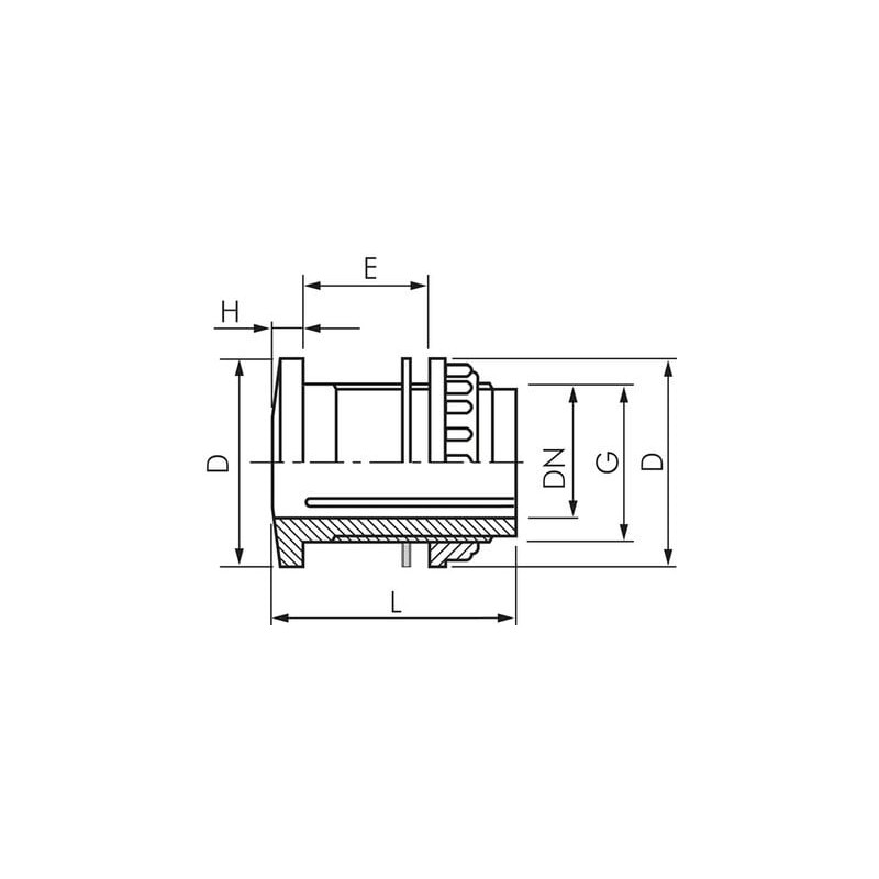 Tuleja pojemnika G 1/2 (GZ), PP