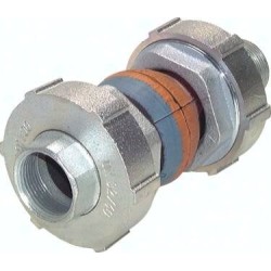 Kompensator z gwintami, DN40, R 1 1/2"(GZ)/G 1 1/4"(GW), NBR