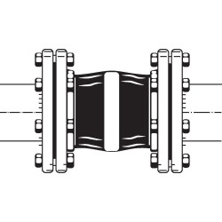 Kompensator, DN15/PN16, Edelstahl 1.4404