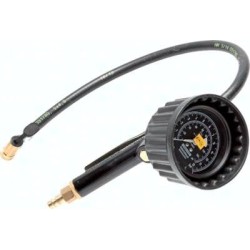 Pistolet do pompowania kól skalibrowany, 0 - 12 bar, Dzwignia wtyczki