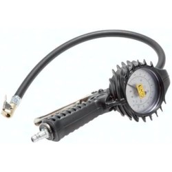 Pistolet do pompowania kól skalibrowany, 0 - 12 bar, Moment wtyczki