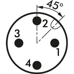 Elektroniczny monitor przepływu G 1/2, standard - Wika
