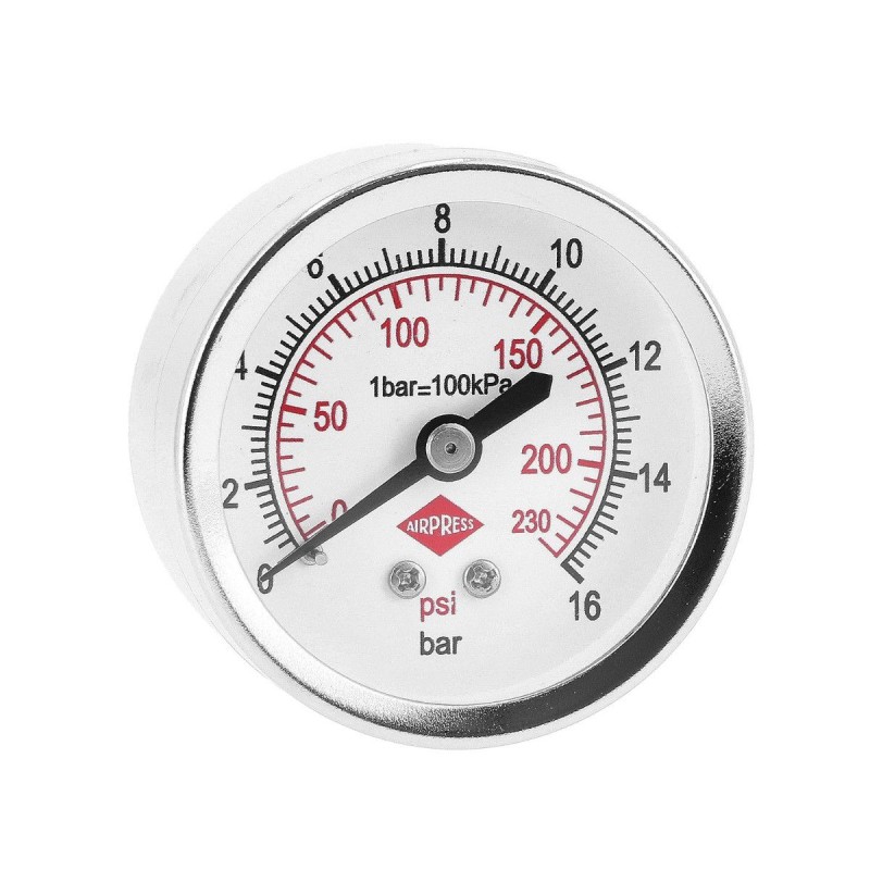Manometr 50 mm 1/4" 0-16 bar - przyłącze tylne