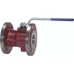 Zawór kulowy kołnierzowy, korpus odlewany, DN 50 / PN16