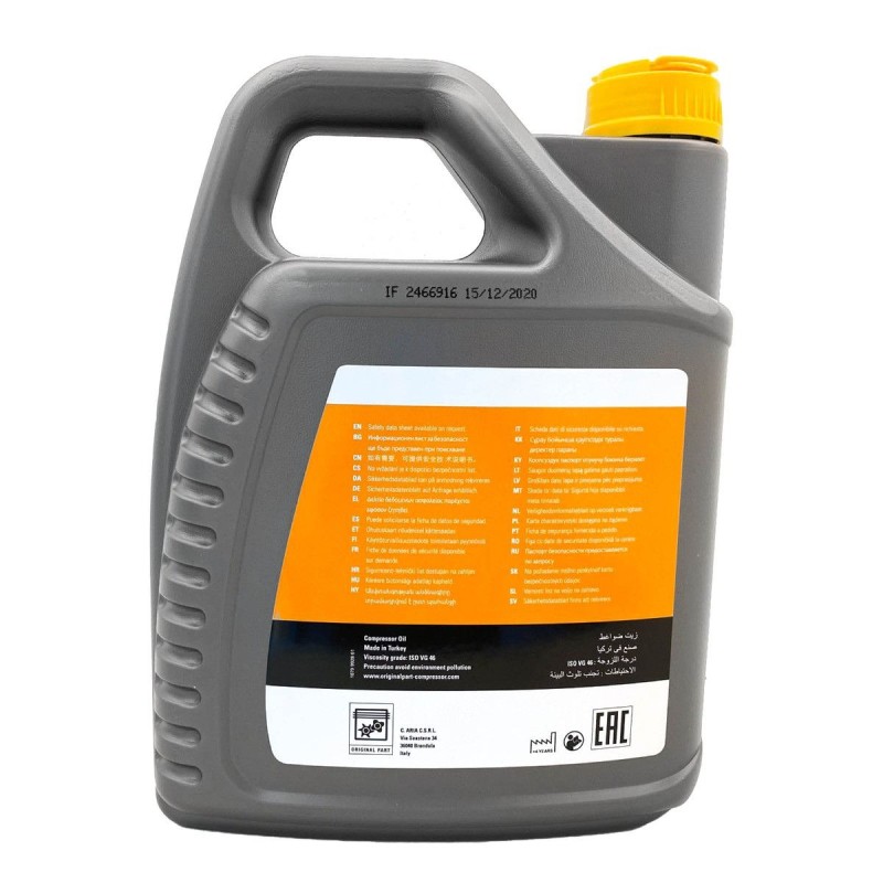 Olej do sprężarek śrubowych Fluidtech 5 l