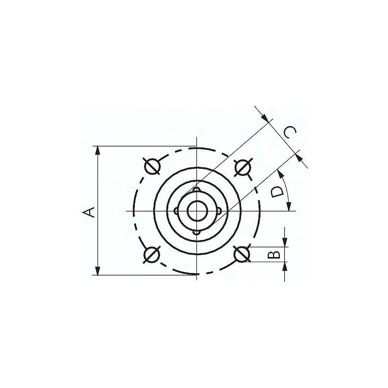 Napęd pneumatyczny do zaworów kulowych i przepustnic, wlk. 12, zamykany spręż., F 07(VK14)