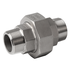 Śrubunek z uszczelką 2 1/2" PTFE GZ/GZ, 4408, ISO 7-1R, BSP