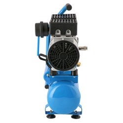 Mały kompresor L 6-105 8 bar + zestaw z pistoletem do przedmuchu i wężem pneumatycznym