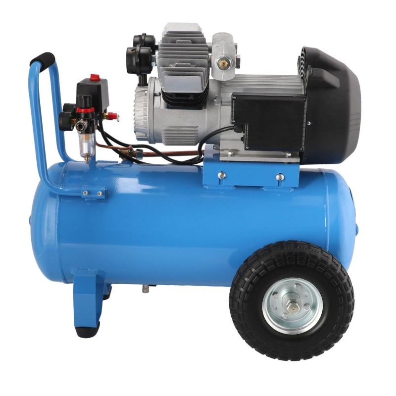 Kompresor dwutłokowy LM 50-350 + zestaw gwoździarka i akcesoria