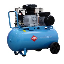 Kompresor dwutłokowy HL 340-90 + zestaw pistolet do piaskowania i akcesoria