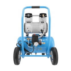 Cichy kompresor LMO 25-250 + zestaw z pistoletem do przedmuchu i wężem pneumatycznym