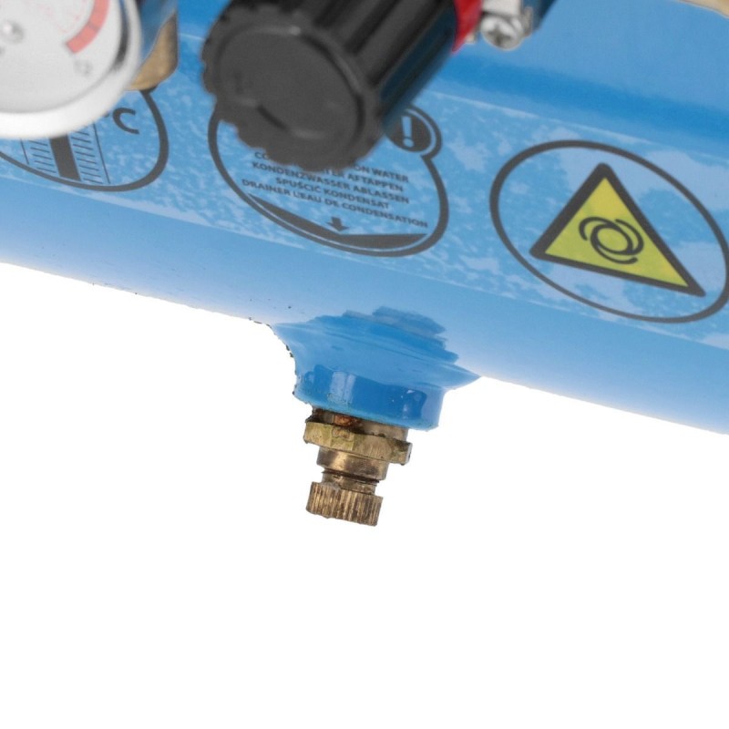 Cichy kompresor LMO 25-250 + zestaw z pistoletem do przedmuchu i wężem pneumatycznym