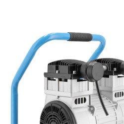 Cichy kompresor LMO 25-250 + zestaw z pistoletem do przedmuchu i wężem pneumatycznym