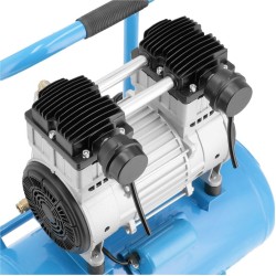 Cichy kompresor LMO 25-250 + zestaw z pistoletem do przedmuchu i wężem pneumatycznym