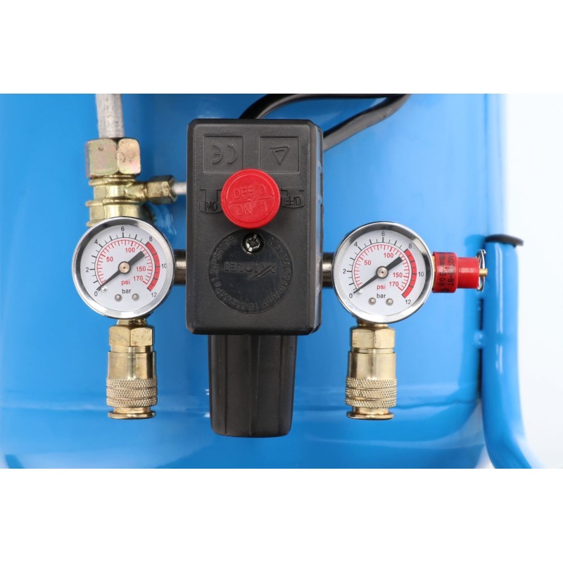 Kompresor dwutłokowy HL 425-50 + zestaw klucz pneumatyczny i akcesoria