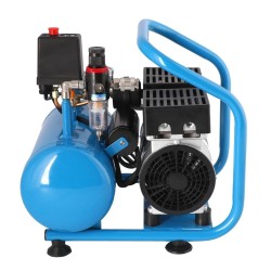 Mały kompresor L 6-95 + zestaw gwoździarka i wąż pneumatyczny
